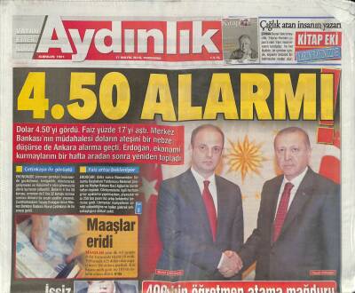 Aydınlık Gazetesi 17 Mayıs 2018 - Türkiyenin Uçurtmaları Uluslarası Festivalde - Doğu Akdenizde Beyaz Fırtına GZ95111 - 1