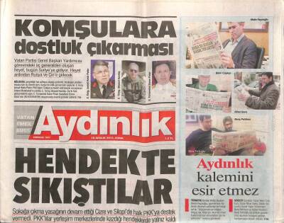 Aydınlık Gazetesi 18 Aralık 2015 - Demir Çelikte Büyük Kriz - Cizrede Teröristler Öğretmenleri Canlı Kalkan Yapmak İstediler GZ94414 - 1
