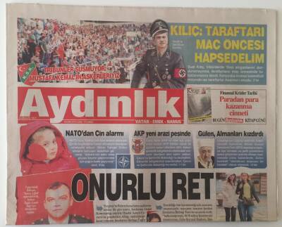 Aydınlık Gazetesi 18 Ekim 2013 - Sınır Talanında AKP-El Kaide El Ele GZ28364 - 1