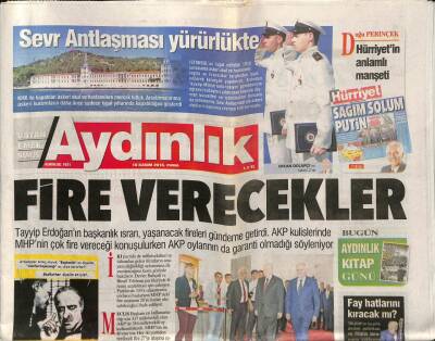 Aydınlık Gazetesi 18 Kasım 2016 - Kumpasla Alınınca Büyük Proje Durdu - İtirafların Ardından Yargıda Yeni Temizlik GZ95115 - 1