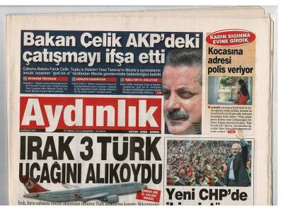 Aydınlık Gazetesi 18 Temmuz 2012 - Bakan Çelik AKPdeki Çatşmayı İfşa Etti GZ48100 - 1