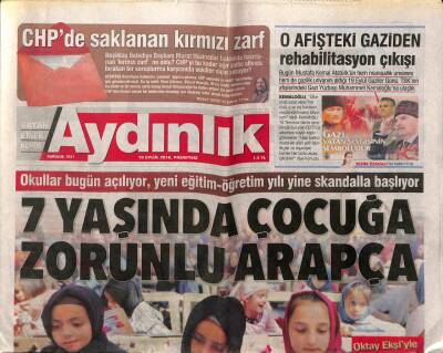 Aydınlık Gazetesi 19 Eylül 2016 - Jön Türkü Uğurladık , Cenazeye On Binler Katıldı - Kenan Sofuoğlu Yine Birinci GZ94696 - 1