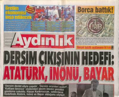 Aydınlık Gazetesi 19 Haziran 2018 - SMA İlaçlarını SGK Ödesin - Türk Askerleri Münbiçe Girdi GZ94312 - 1