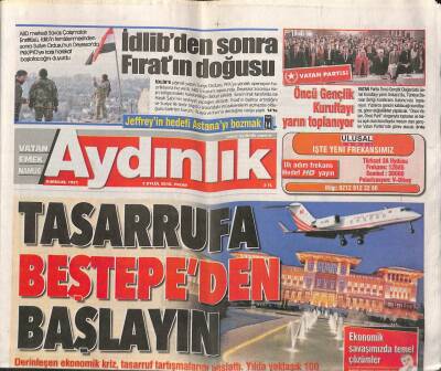 Aydınlık Gazetesi 2 Eylül 2018 - Milli Bayramlara MEBden İade-i İtibar - Yayın Dünyasından Kağıt Krizi Büyüyor GZ95223 - 1
