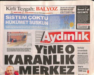 Aydınlık Gazetesi 2 Nisan 2015 - Savcı Hakkı Kirazı Binler Uğurladı - Mollalar Üniversitede Ders Verecek GZ94374 - 1