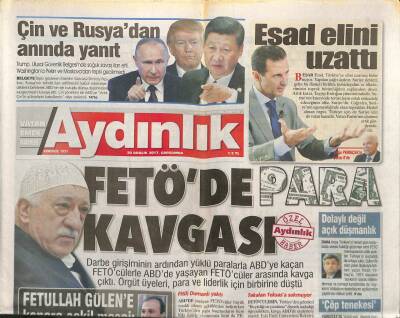 Aydınlık Gazetesi 20 Aralık 2017 - İlker Başbuğa Mucize Ödülü - Ege Adalarındaki İşgali Saklıyorlar GZ94333 - 1