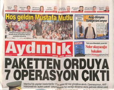 Aydınlık Gazetesi 20 Eylül 2013 - Erdoğanın Gazze Hayali Bitti - Gülü Başsavcılık Kurtardı GZ94428 - 1