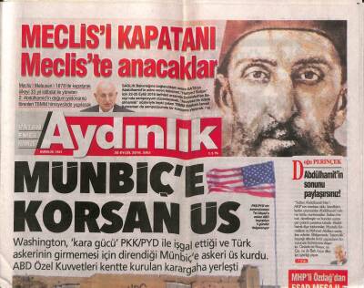 Aydınlık Gazetesi 20 Eylül 2016 - Doğu Perinçek Abdülhamitin Sonunu Paylaşırsınız ! GZ94737 - 1