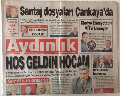 Aydınlık Gazetesi 21 Şubat 2014 - Hoş Geldin Hocam , Türkiye- Suriye Sınırında Büyük Patlama 24 Ölü GZ28505 - 1
