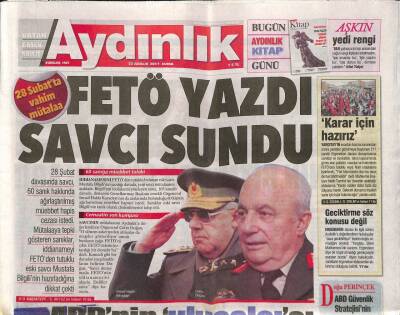Aydınlık Gazetesi 22 Aralık 2017 - Esadın Açıklaması PKKPYDyi Sarstı - Barzaniye Karşı Sular Durulmuyor GZ94335 - 1
