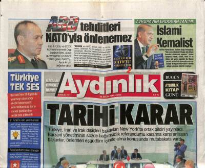 Aydınlık Gazetesi 22 Eylül 2017 - 36 Bin Peşmergeye 365 Milyon Dolar - Fiyat Verenler Gelsin 1 Gün Fındık Toplasın GZ95126 - 1