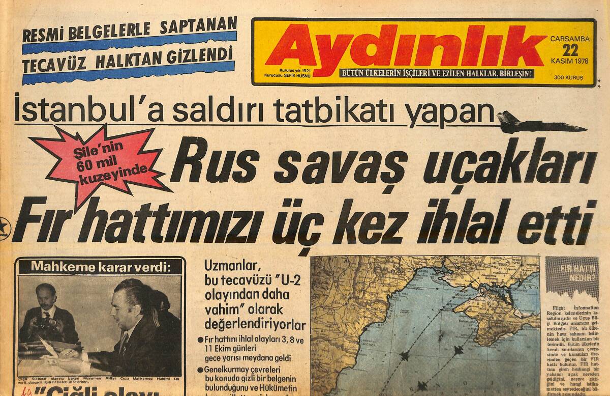Aydınlık Gazetesi 22 Kasım 1978 - CHP Gençlik Kolları Genel Başkanı Ve Yönetim Kurulu İstifa Etti! - Çiğli Olayı Bir Suikasttır! GZ138605 - 1