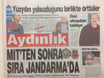 Aydınlık Gazetesi 22 Şubat 2014 - Mitten Sonra Sıra Jandarmada GZ29022 - 1