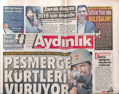 Aydınlık Gazetesi 23 Ekim 2017 - İran Başkonsolosluğuna Erbilde Saldırı Düzenledi - Zarrab Dosyası 2019 İçin Devrede GZ94773 - 1
