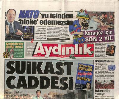 Aydınlık Gazetesi 23 Eylül 2017 - Avrasyanın Tiyatrocusu Türkiyeyi Gururlandırdı - İmam Hatip Bütçesi Dudak Uçuklattı GZ95209 - 1