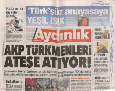 Aydınlık Gazetesi 23 Kasım 2015 - PYD Kürtlere Saldırdı - TEOGda Yeni Kurallara Dikkat - AKP Türkmenleri Ateşe Atıyor ! GZ94652 - 1