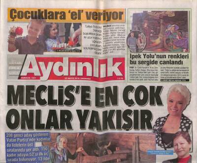 Aydınlık Gazetesi 23 Mayıs 2018 - 2017-2018 Sezonu Şampiyonu Galatasaray,Doğalgazlı Şubeye Kömür Faturası GZ95099 - 1