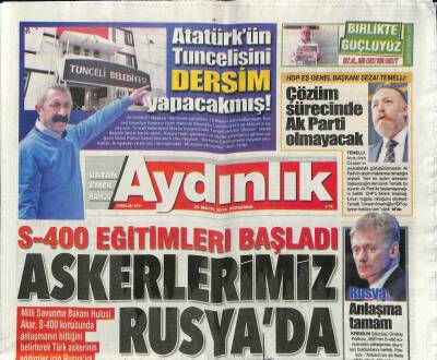 Aydınlık Gazetesi 23 Mayıs 2019 - Yeni KKTC Başbakanı Akıncıya Biraz Ayar Vermek Gerekir GZ94436 - 1