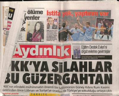Aydınlık Gazetesi 23 Şubat 2016 - Bahçeli 11 Teşkilatı Daha Kapattı - Anayasa Masasına MHPden İlk İtiraz GZ94698 - 1