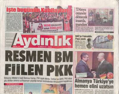 Aydınlık Gazetesi 24 Aralık 2017 - BAEye Fahreddin Paşa Yanıtı - Bitcoin Çılgınlığı GZ94315 - 1