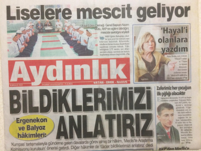 Aydınlık Gazetesi 24 Şubat 2014 - Bildiklerimizi Anlatırız GZ29024 - 1