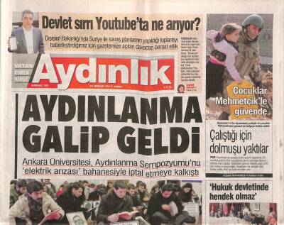 Aydınlık Gazetesi 25 Aralık 2015 - ODTÜde Mescit Gerilimi Tırmandı - Arapça Haftası Yargı Yolunda GZ94411 - 1