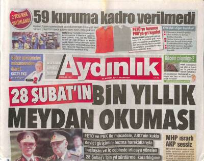 Aydınlık Gazetesi 25 Aralık 2017 - Depoyu Gürcistanda Dolduruyorlar - Irak Ordusu Silahları Mahmura Çevirdi GZ94313 - 1