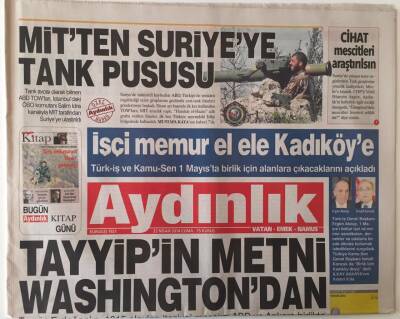 Aydınlık Gazetesi 25 Nisan 2014 - Tayyipin Metni Washıngtondan GZ28046 - 1