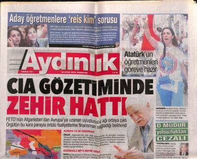 Aydınlık Gazetesi 26 Eylül 2016 - Licede 2.5 Ton Uyuşturucu Yakalandı - Vatan Partisi Kurultayı Martta GZ94673 - 1