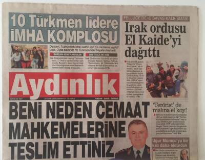 Aydınlık Gazetesi 26 Ocak 2013 - Beni Neden Cemaat Mahkemelerine Teslim Ettiniz GZ28363 - 1