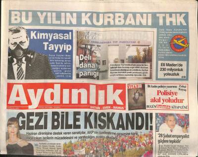 Aydınlık Gazetesi 27 Eylül 2013 - ABDye Borçla Gittiler Madalya Alıp Döndüler - Kıdem Tazminatı İçin Formül Arayışı GZ94791 - 1