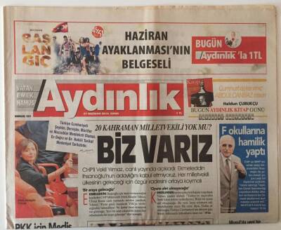 Aydınlık Gazetesi 27 Haziran 2014 - Yardımlar Somayı Teğet Geçti GZ28508 - 1