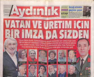 Aydınlık Gazetesi 27 Nisan 2018 - Caz Müziğin Dünyaca Ünlü İsmi Gilad Atzmon , Filistin İçin Söyledi GZ94351 - 1