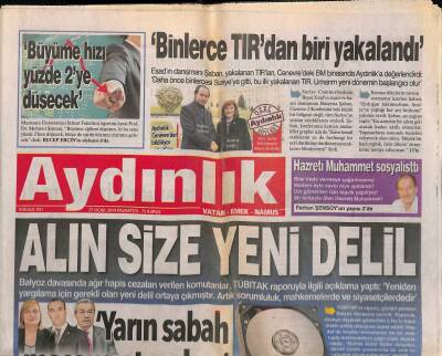 Aydınlık Gazetesi 27 Ocak 2014 - Balyoz Davasında Ağır Hapis Cezaları Verilen Komutanlar , TÜBİTAK Raporuyla İlgili Açıklama Yaptı GZ94444 - 1