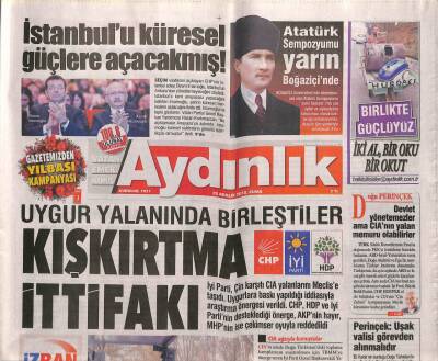 Aydınlık Gazetesi 28 Aralık 2018 - Prof. Dr. Hasan Ünal ABD Iraktan Çekilmek Zorunda Kalacak GZ94669 - 1