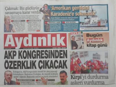 Aydınlık Gazetesi 28 Eylül 2012 - Akp Kongresinden Özerklik Çıkacak GZ53098 - 1