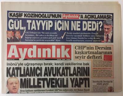 Aydınlık Gazetesi 28 Kasım 2011 - Sivas Katliam Sanıklarının 8 Avukatı AKPden Milletvekili Oldu GZ26357 - 1