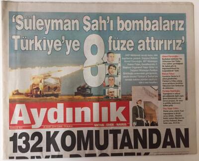 Aydınlık Gazetesi 28 Mart 2014 - İşçi Partisi Cumhuriyet Ve Birlik İçin Kale Gibi Durdu Bildiriyi Birçok General İmzaladı GZ26876 - 1