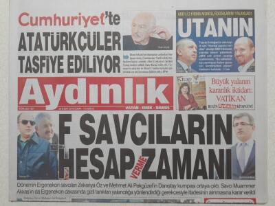 Aydınlık Gazetesi 28 Şubat 2014 - Savcıların Hesap Verme Zamanı GZ53064 - 1