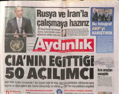 Aydınlık Gazetesi 29 Eylül 2015 - Die Welt Bölgede PKKya Destek Yok - Nutuku Toplatan CHP Adayı GZ94664 - 1