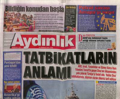 Aydınlık Gazetesi 29 Haziran 2018 - Abd Basınında Seçim Rahatsızlığı - Ön Yargılar Kırılacak Sen Yeter Ki Engel Olma GZ95119 - 1