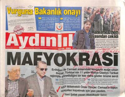 Aydınlık Gazetesi 3 Aralık 2013 - Kılıçdaroğlu ABDde Cemaatle Buluşacak - Ümraniye - Gemlik Forumlarında Seçimler Tartışıldı GZ94637 - 1