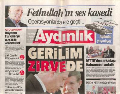 Aydınlık Gazetesi 3 Mayıs 2016 - 2014 Dünya Kupasında Yarı Final Yöneten Cüneyt Çakır 2016 Avrupa Futbol Şampiyonası Finalinin En Ciddi Adayı GZ94718 - 1