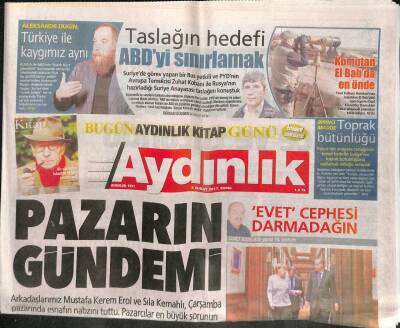 Aydınlık Gazetesi 3 Şubat 2017 - Kâr Amacı Güden Üniversiteler Geliyor - Aleksandır Dugin Türkiye İle Kaygımız Aynı GZ94763 - 1