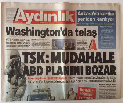 Aydınlık Gazetesi 3 Temmuz 2015 - TSK Müdahale ABD Planını Bozar GZ28503 - 1