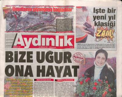 Aydınlık Gazetesi 30 Aralık 2017 - ABD Bir Kez Daha IŞİDlileri Taşıdı - Üç Büyüklerin En İyisi Fenerbahçe GZ95236 - 1