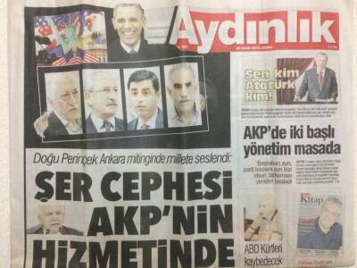 Aydınlık Gazetesi 30 Ekim 2015 - Şer Cephesi Akpnin Hizmetinde GZ29811 - 1