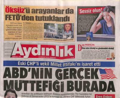 Aydınlık Gazetesi 30 Haziran 2018 - Akdenizde Kartlar Yeniden Karılacak - Kamuda Taşeron Sona Ermedi GZ94357 - 1