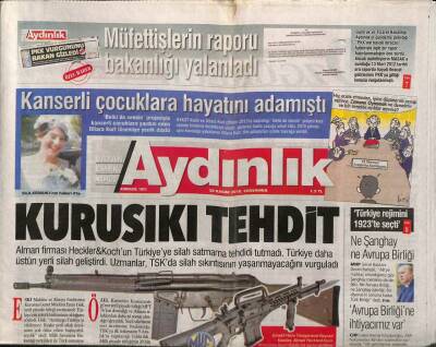 Aydınlık Gazetesi 30 Kasım 2016 - Futboluları Taşıyan Uçak Düştü - Alican Türk - 1