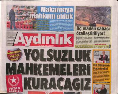 Aydınlık Gazetesi 30 Mayıs 2018 - Hindistan İran Yaptırımına Katılmayacak - Üç Maden Sahası Özelleştiriliyor ! GZ94364 - 1